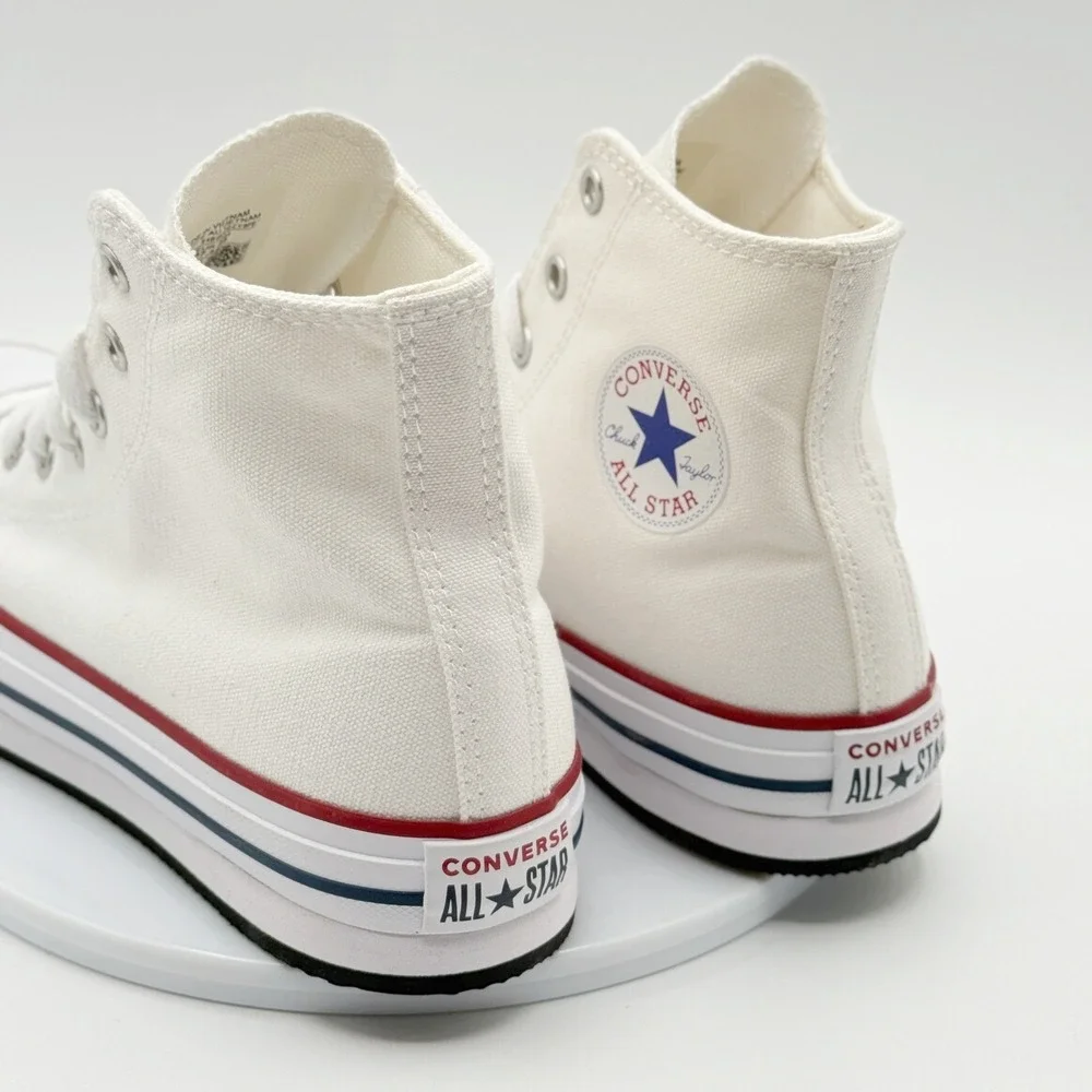 Converse Chuck Taylor All Star Eva Lift High Top Size 5.5 Big Kids White 272856F